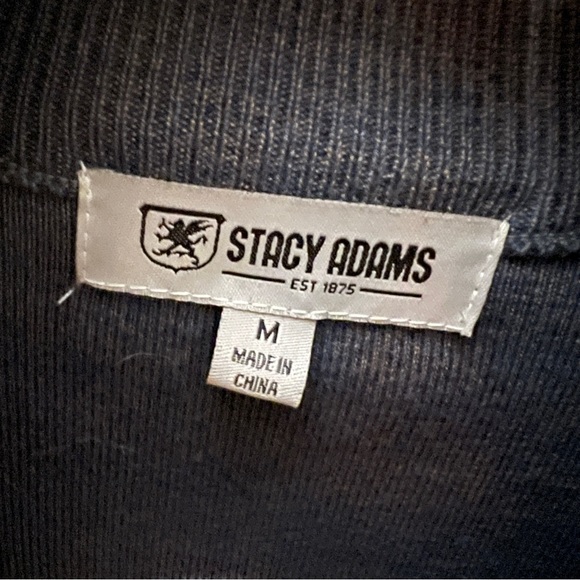 Stacy Adam's jacket blue Versace style pattern M - Picture 3 of 9